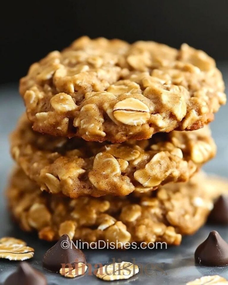 3-Ingredient Oatmeal Breakfast Cookies