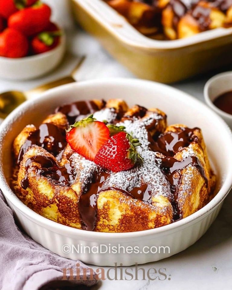 Nutella French Toast Casserole
