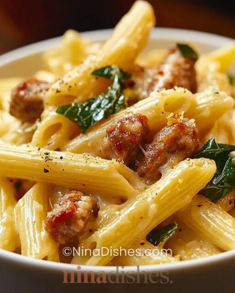 Creamy Tuscan Sausage Pasta