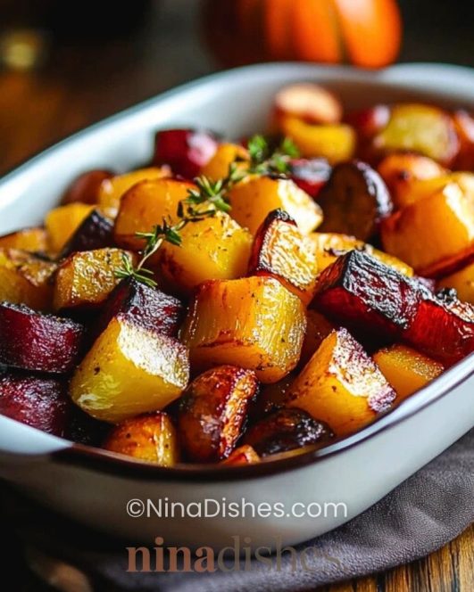 Oven Roasted Root Vegetables