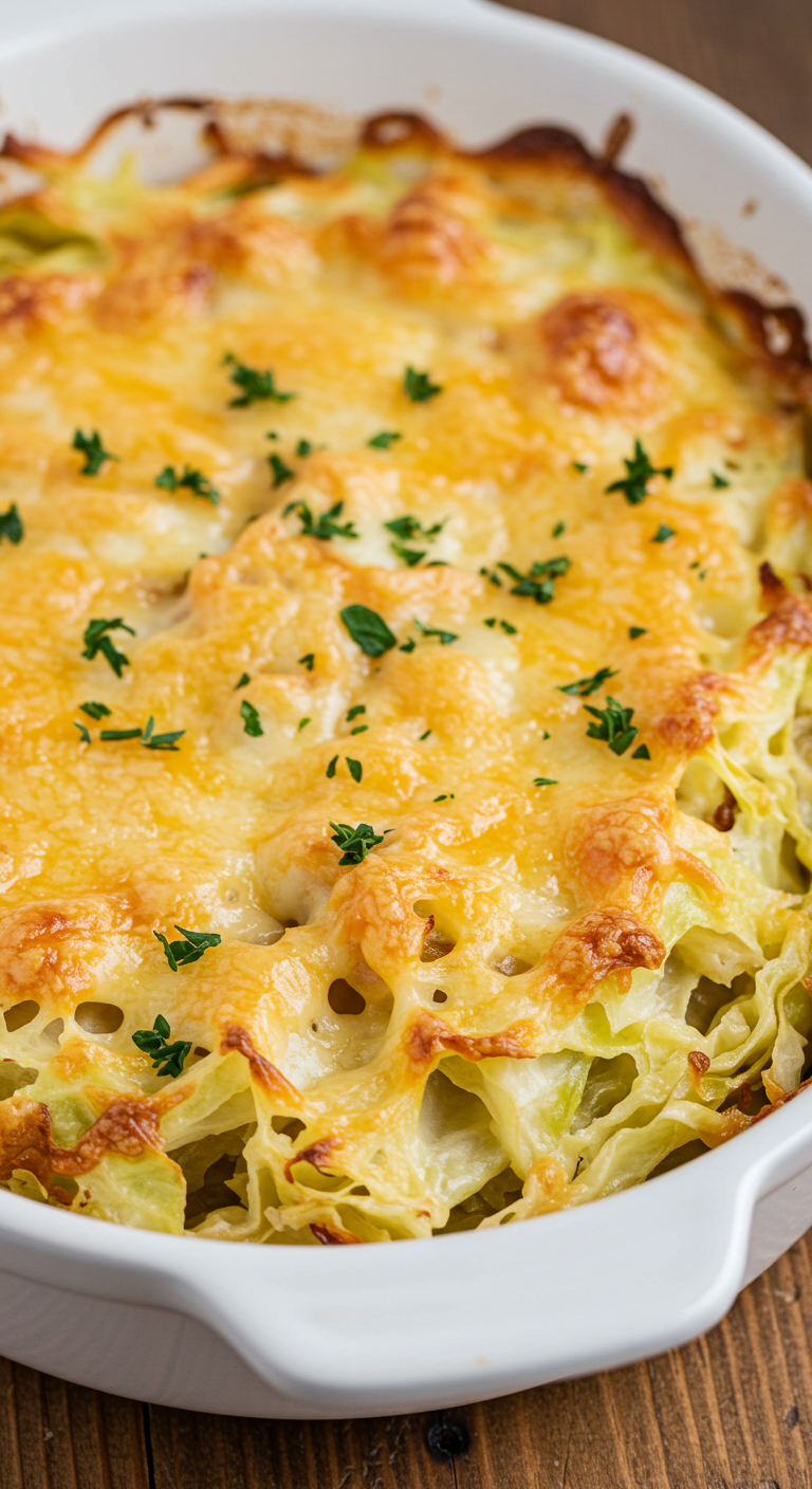 Cheesy Cabbage Casserole