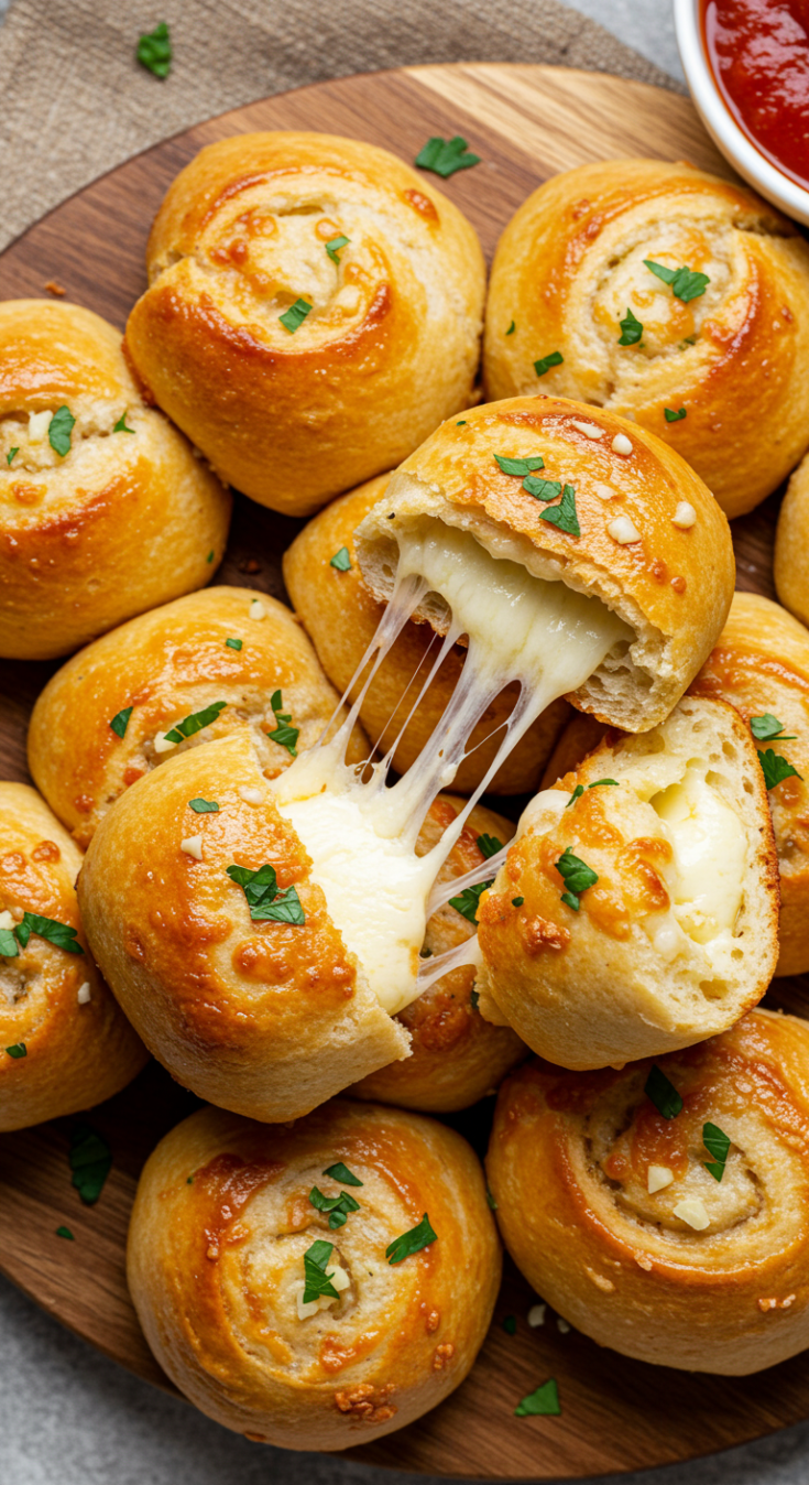 Cheesy Pizza Bombs