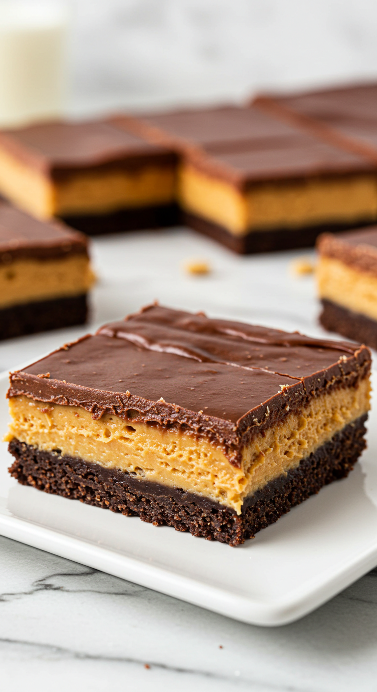 Chocolate Peanut Butter Dream Bars