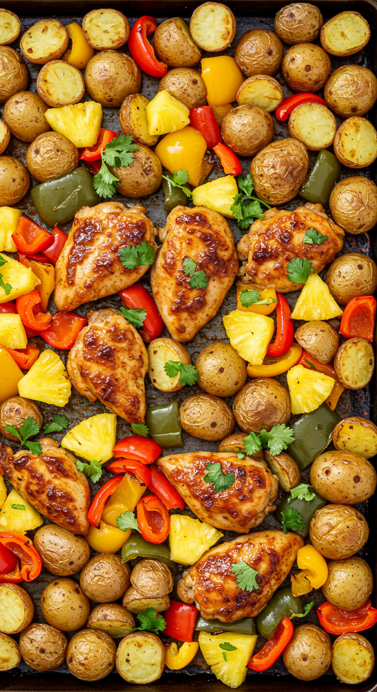 Hawaiian Chicken Sheet Pan Recipe