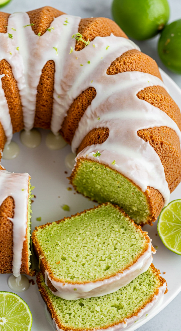 Moist & Tangy Key Lime Pound Cake