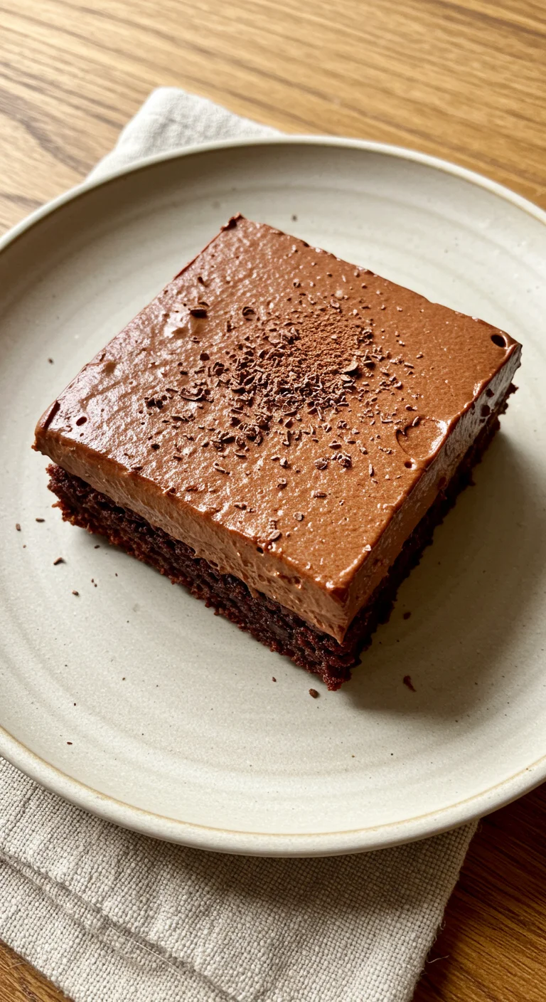 Chocolate Mousse Brownies