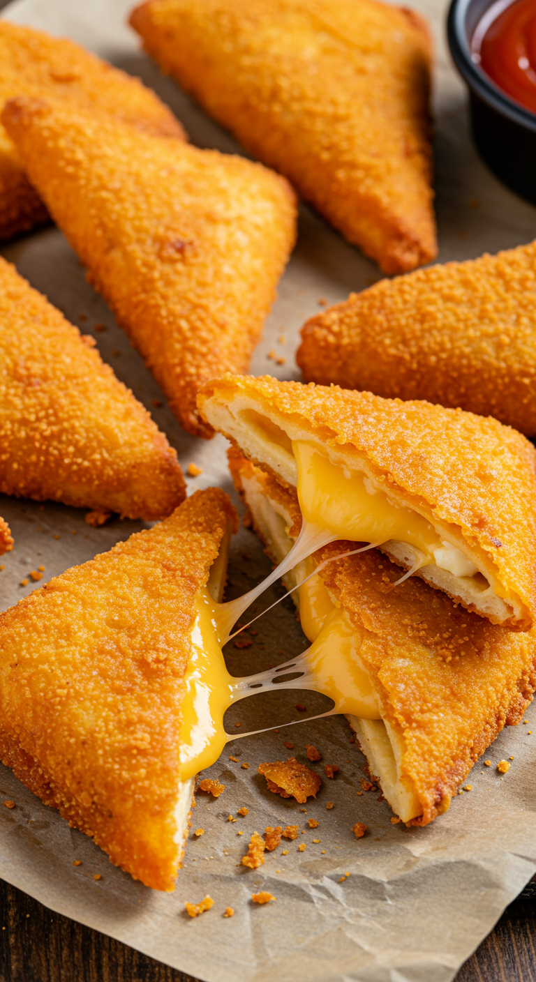 Fried Cheese Stuffed Doritos
