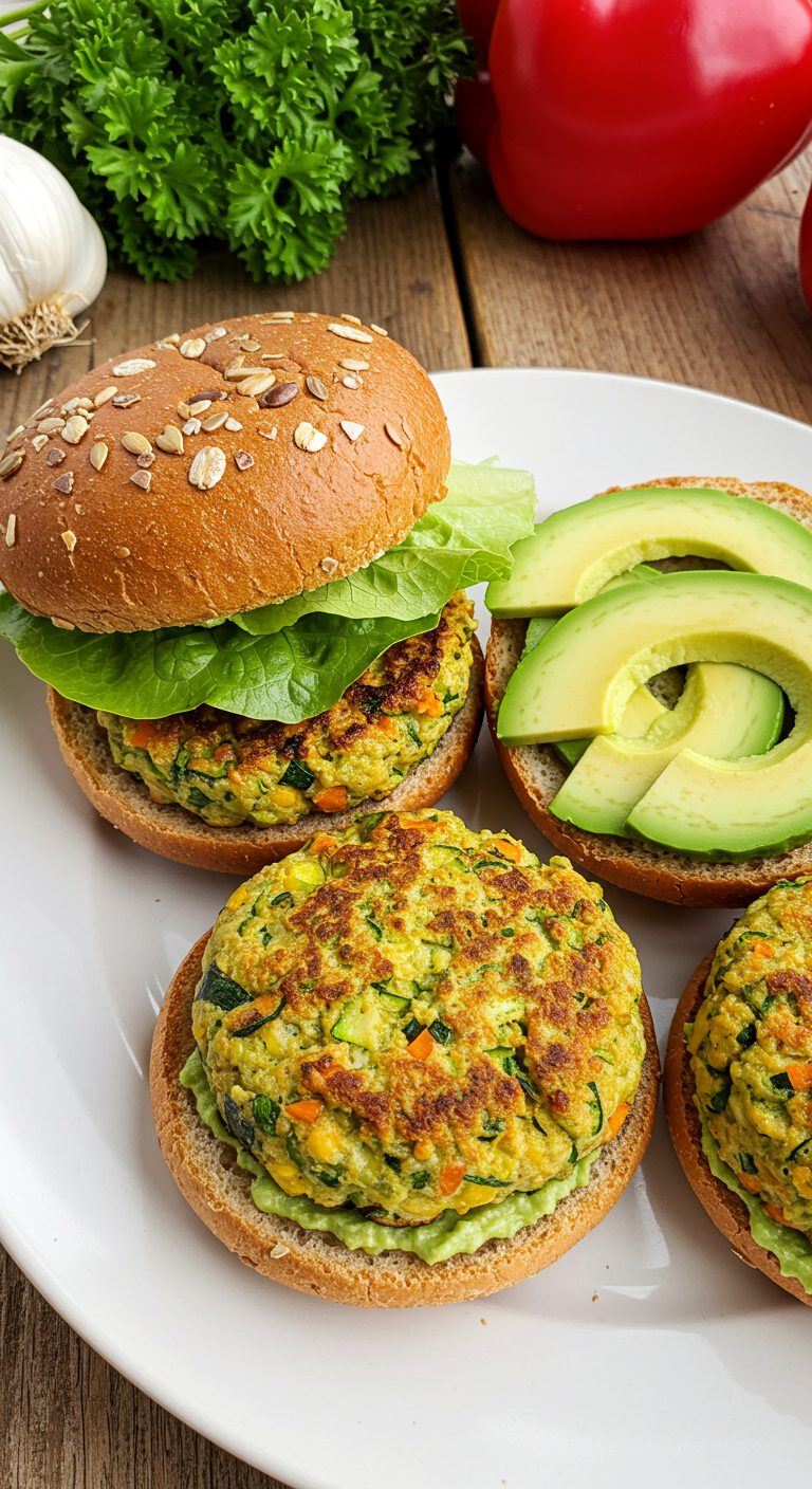 Garden Fresh Chicken Burgers