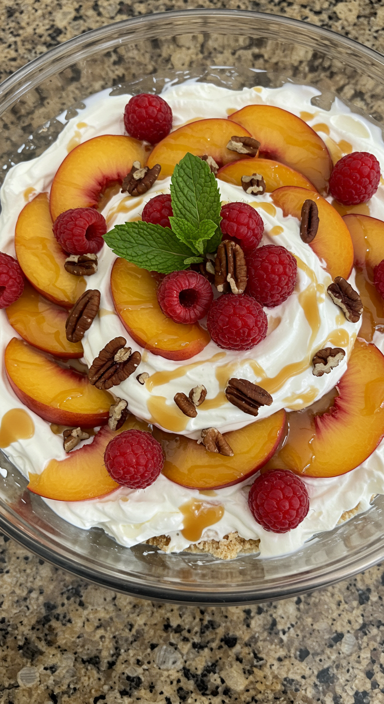 Millionaire Peach Salad
