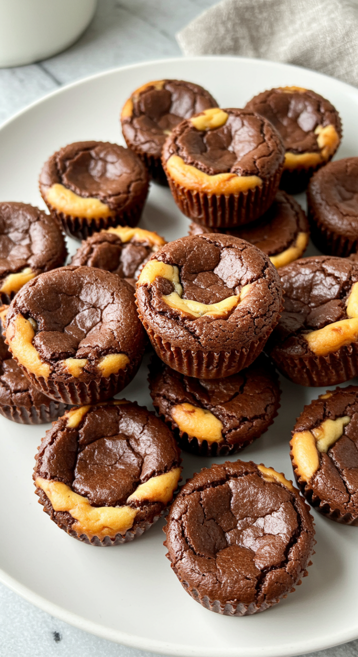 Mini Chocolate Cheesecake Bites