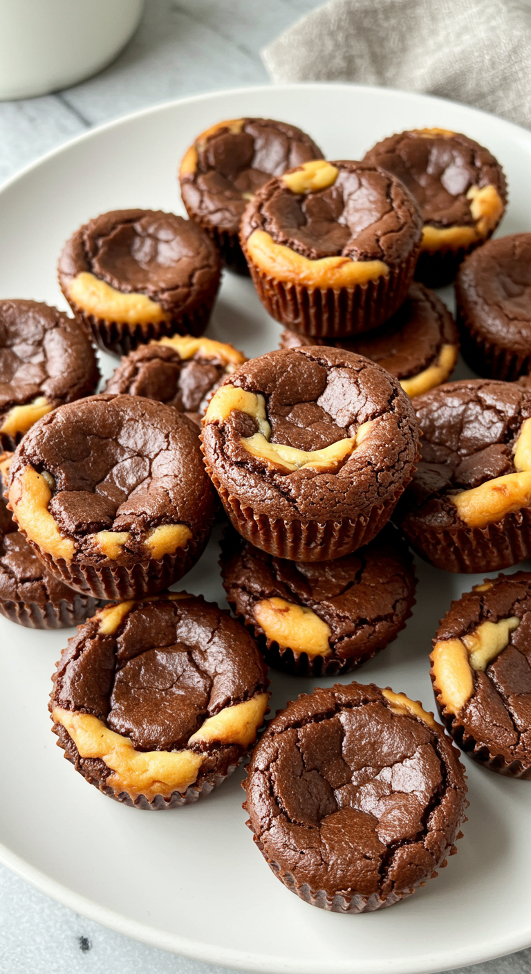 Mini Chocolate Cheesecake Bites