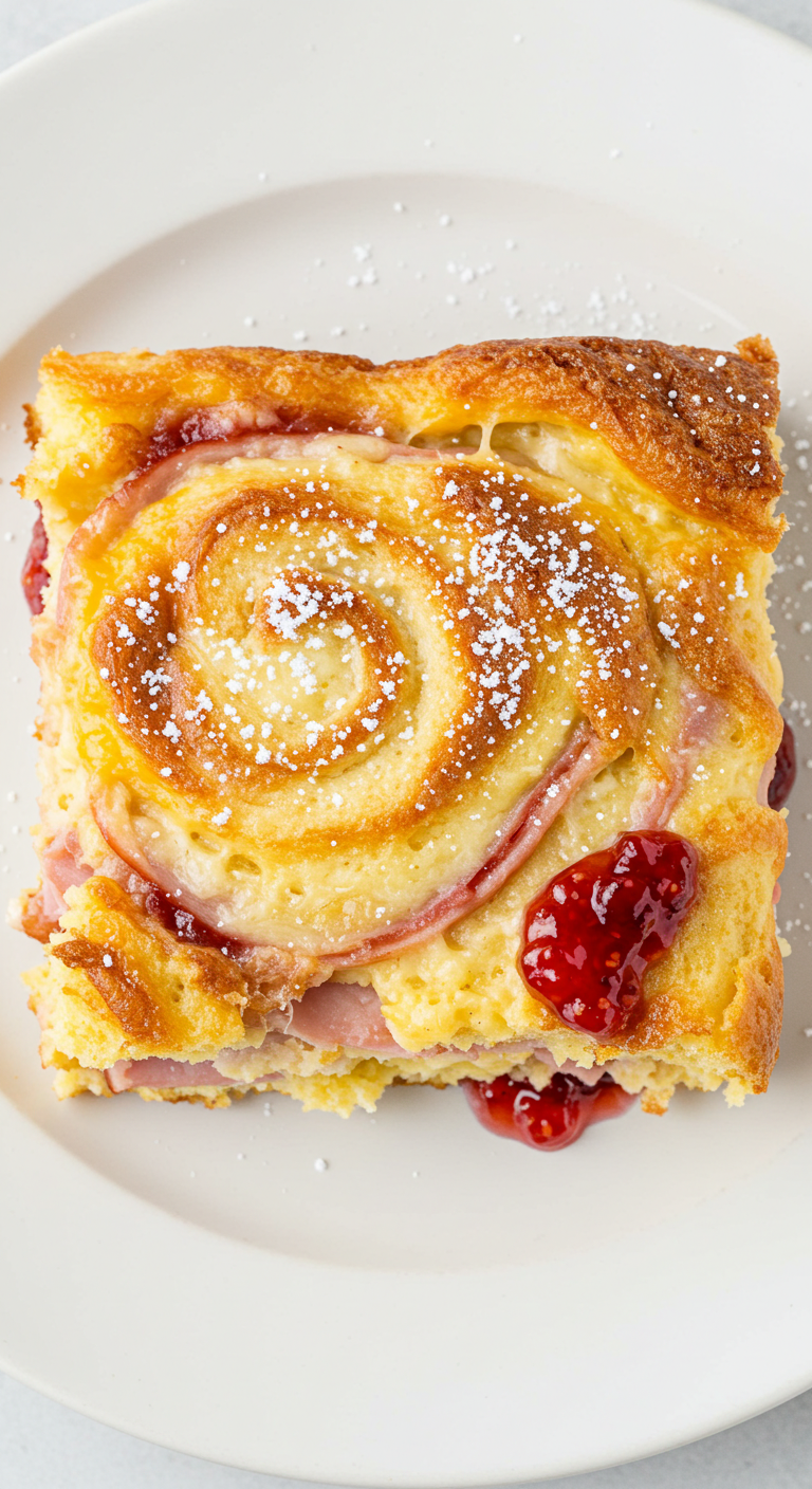 Monte Cristo Breakfast Casserole