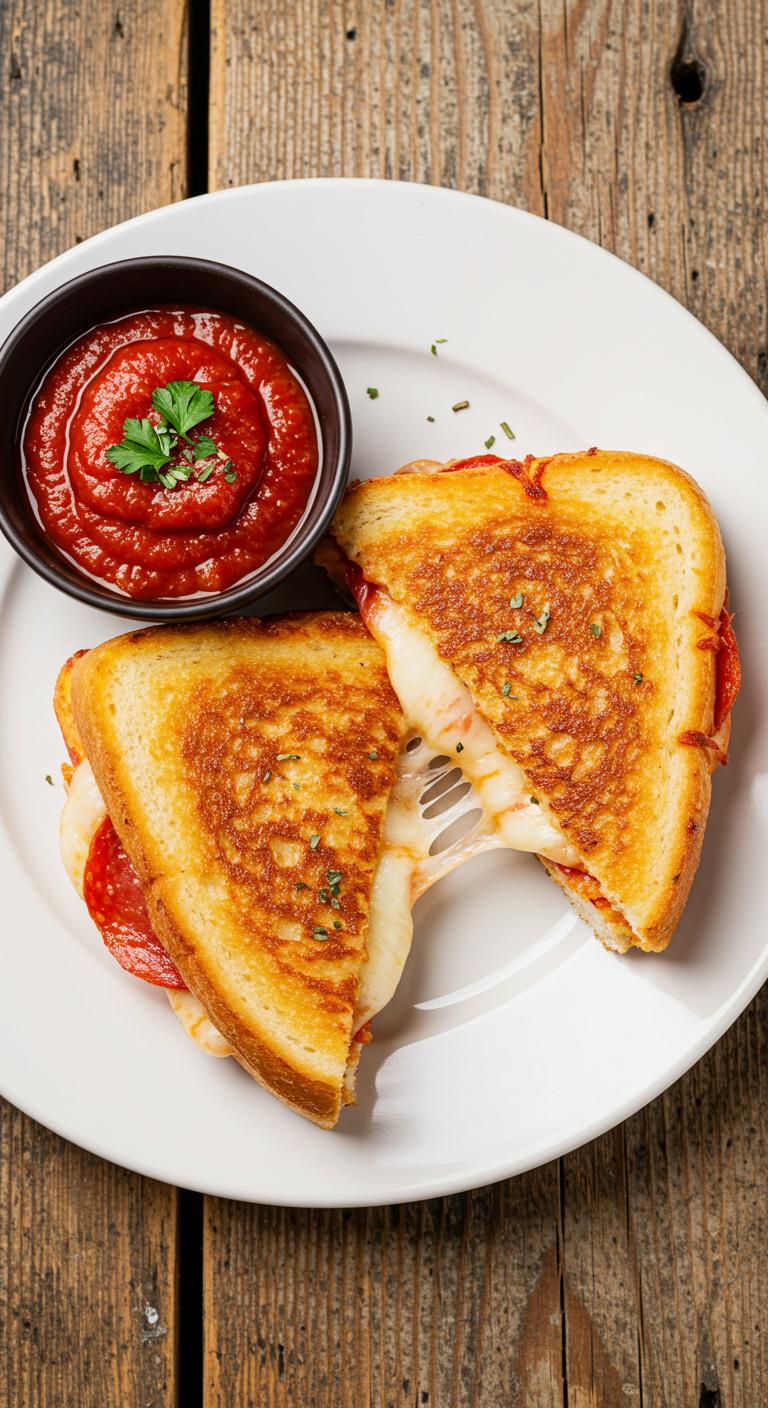 Pizza Grilled Cheese Sandwich