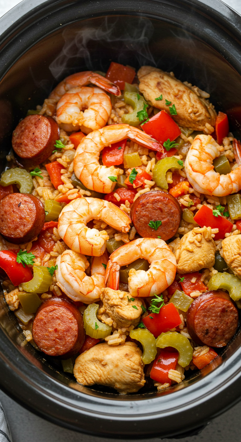 Slow Cooker Jambalaya