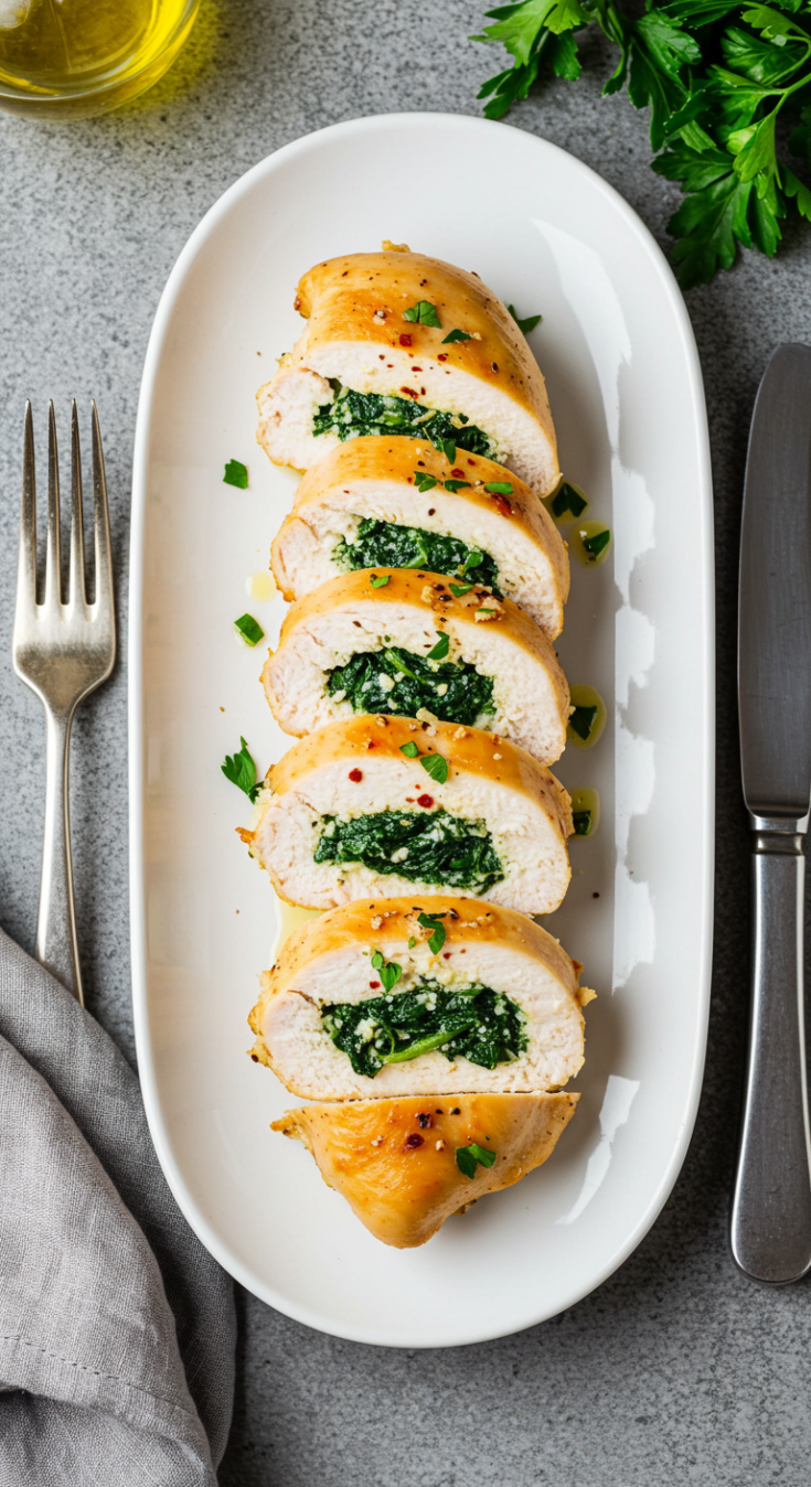 Spinach Stuffed Chicken