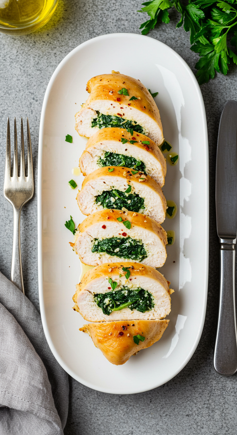 Spinach Stuffed Chicken