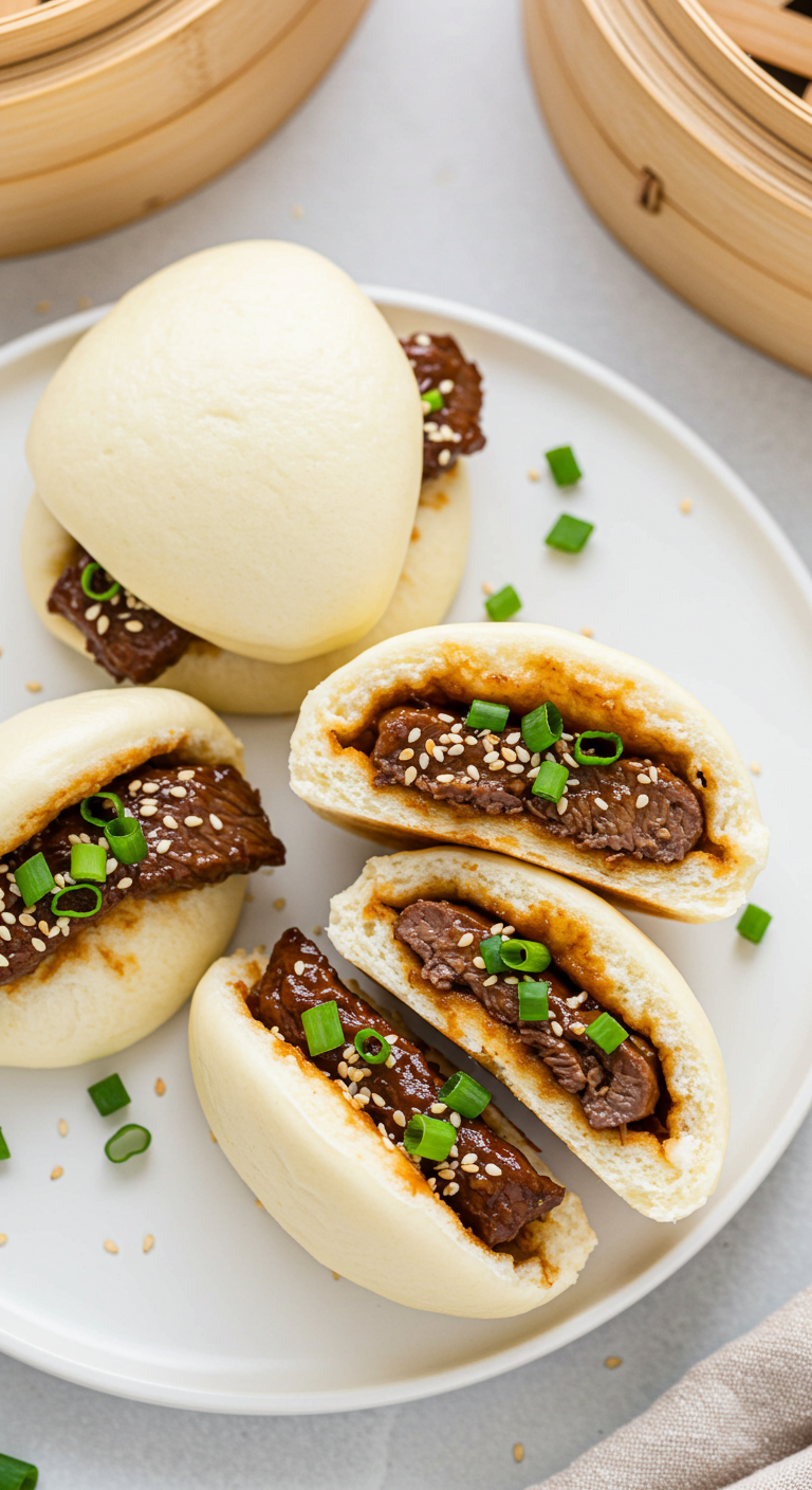 Tender Beef Bao Buns