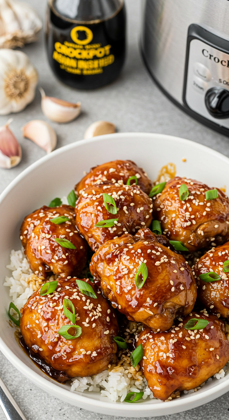 Easy Crockpot Asian Inspired Meal