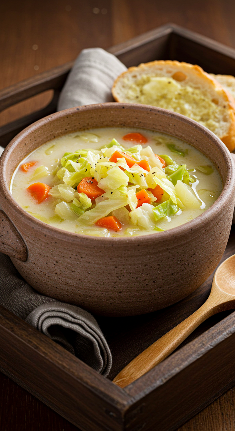 One-Pot Creamy Cabbage Soup