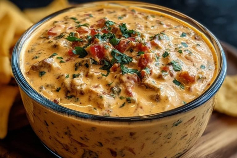 Cheesy Rotel Ranch Queso