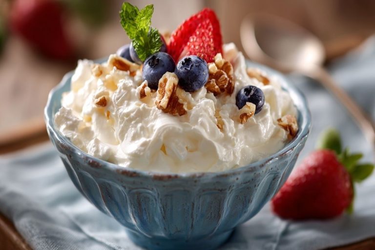 Creamy Cottage Cheese Dessert