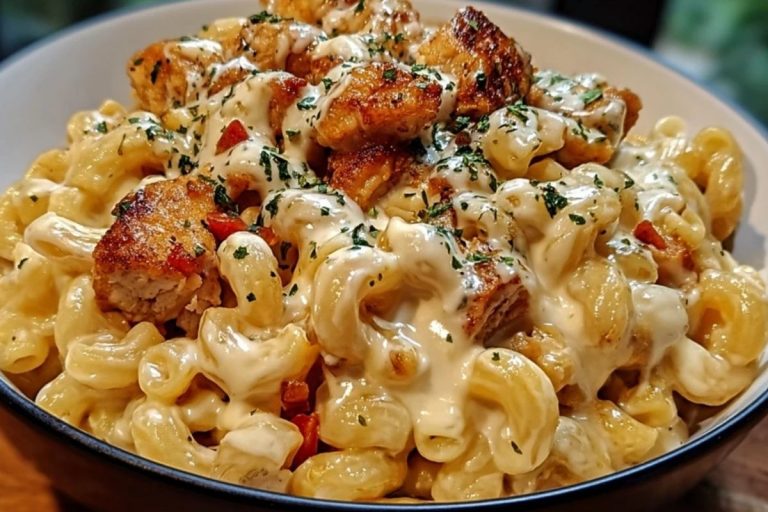 Creamy Honey Pepper Chicken Mac and Cheese Delight