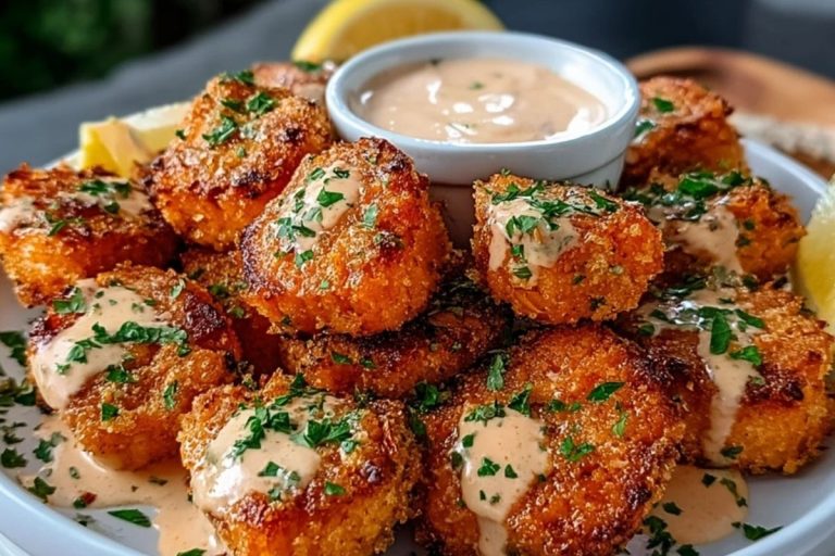 Crispy Bang Bang Salmon Bites