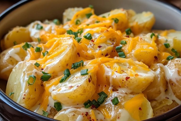 Crockpot Cheesy Potatoes