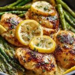 Easy One-Pan Lemon Butter Chicken with Asparagus