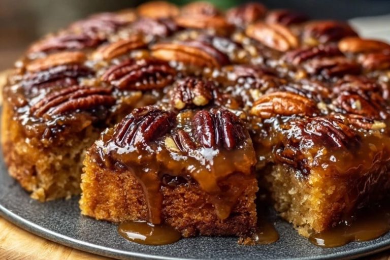 Pecan Upside Down Cake