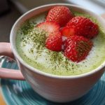 Refreshing Strawberry Matcha Latte