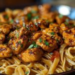 Spicy Cajun Honey Butter Chicken & Pasta
