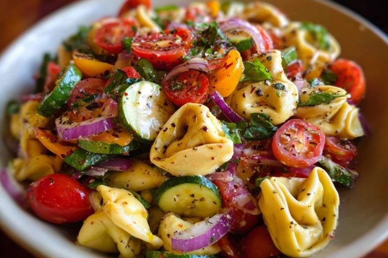 Garden Tortellini Pasta Salad