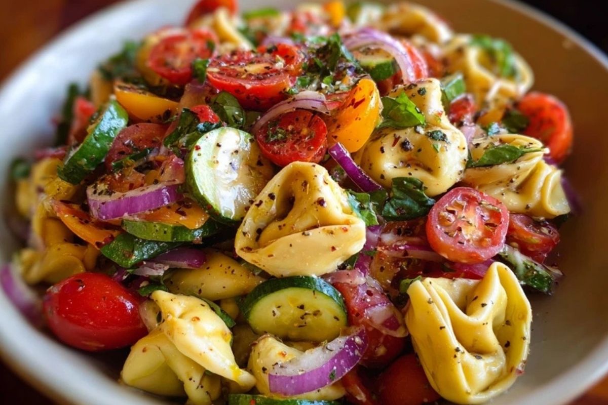 Garden Tortellini Pasta Salad