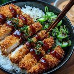 Japanese Katsu Bowls with Tonkatsu Sauce