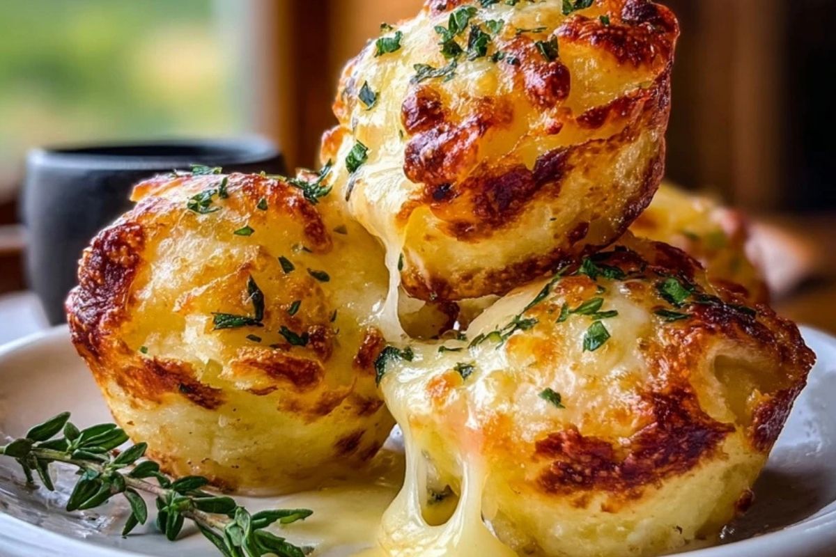 Mashed Potato Cheese Puffs