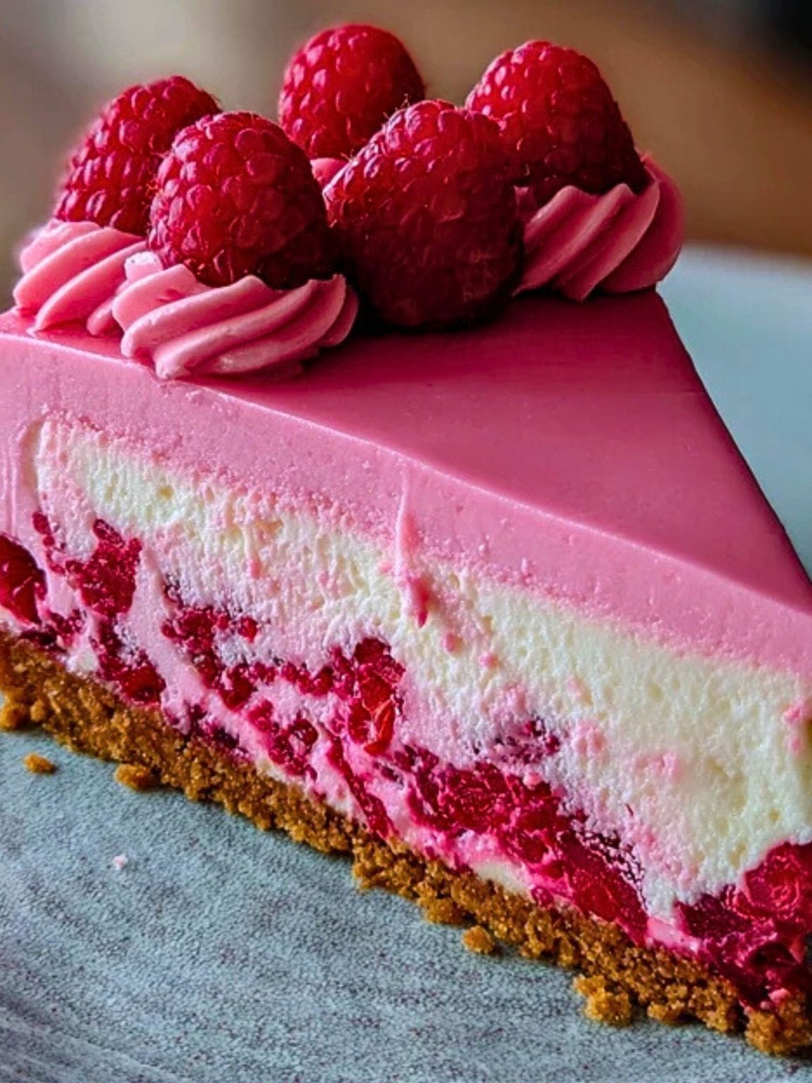 Velvet Raspberry Pink Velvet Raspberry Cheesecake