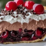 Chocolate Cherry Cream Pie 1
