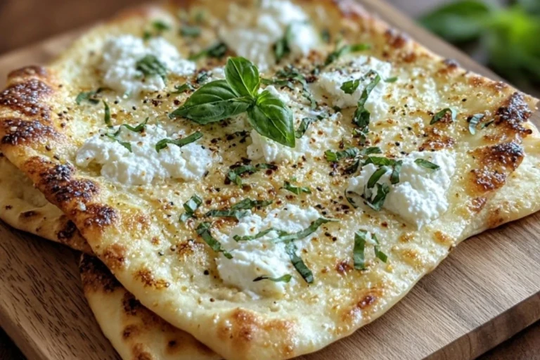 Easy 2-Ingredient Cottage Cheese Flatbread Recipe 1