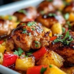 Hawaiian Chicken Sheet Pan 1