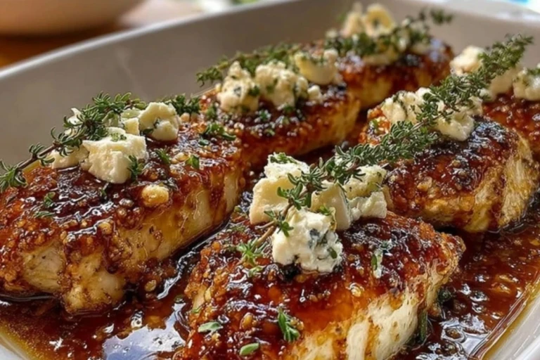 Hot Honey Infused Feta Chicken 1