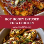 Hot Honey Infused Feta Chicken Pin