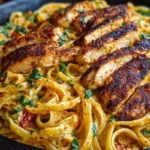 One-Pan Creamy Sweet and Spicy Cajun Chicken Pasta 1