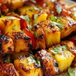 Pineapple Chicken Kabobs 1