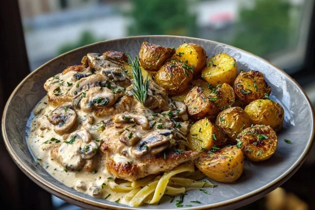 Ultimate Creamy Mushroom Chicken Alfredo Recipe 1