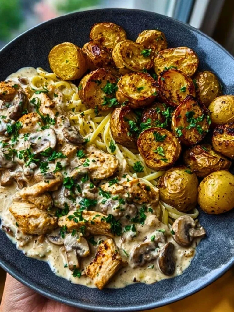 Ultimate Creamy Mushroom Chicken Alfredo Recipe 2