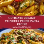 Ultimate Creamy Velveeta Penne Pasta Recipe Pin