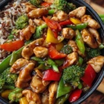 Ultimate Teriyaki Chicken Stir-Fry Recipe with Rainbow Veggies & Wild Rice 1