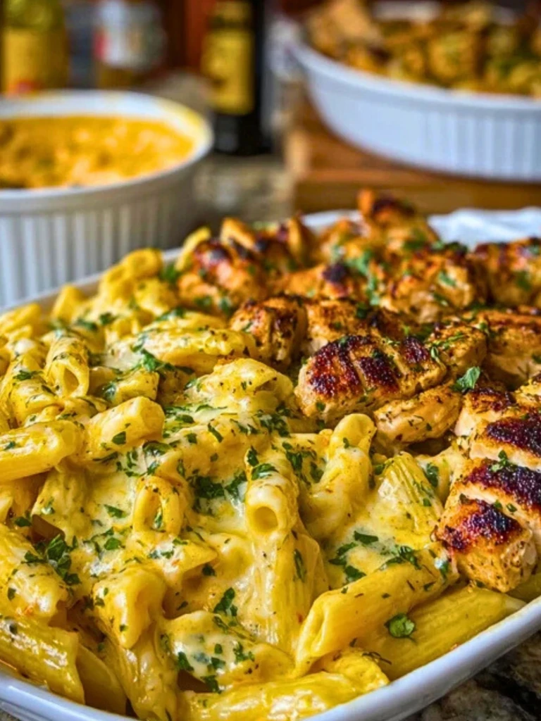 Velveeta Chicken Penne in Creamy Mozzarella Garlic Cheese Sauce 2