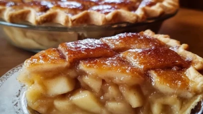 Apple Pie with a Unique Crust